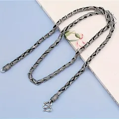 チェーンネックレス メンズ レディース ユニセックス シルバー 重ね付け 韓国風 ストリート おしゃれ 人気 プレゼント ギフト ペア シンプル モード系 アクセサリー トレンド 首元 カジュアル ギフト プレゼント 2サイズ 個性的デザイン