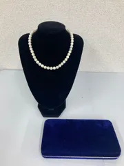 ％５　本真珠 パール ネックレス 本真珠保証 冠婚葬祭 ケース付き【アクセサリー】【1】