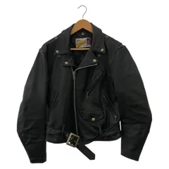 Schott 618 ダブルライダースジャケット バイカータグ ワンスター 38 アメリカUSA製ショットSchottワンスター613レザー本革ダブル
