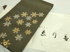 日舞家所蔵品★【逸品】京都老舗銘店「ゑり善」40万 夏帯 京繍総刺繍 水色銀色の清涼感「菖蒲 紅葉 芦 網代」絽引き箔織 白地 太鼓柄袋帯 Yahoo!オークション -「ゑり善」(帯) (女性和服、着物)の落札相場