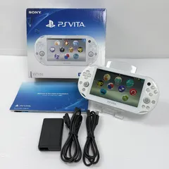 美品 PSVITA PCH 2000 ホワイト PlayStation Vita FW3.74 遊べるセット 動作確認済み ソニー プレイステーション psvita