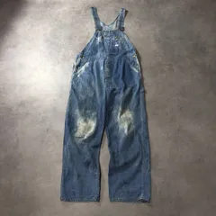 GQ3536◇LEE : 70's USA製 デニムオーバーオール◇XL◇インディゴ リー サロペット ヴぃ