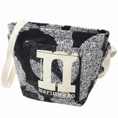 マリメッコ ショルダーバッグ レディース 斜め掛け 肩掛け ブラック ホワイト marimekko Mono Mini Crossbody Unikko  094578-910 094578 910