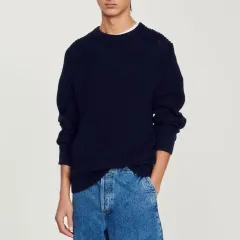 サンドロ メンズ ニット・セーター アウター SS24 Debardeur Paolo Openwork Shiny Sleeveless Sweater sandro(サンドロ) ニット・セーター(メンズ) - 海外通販のBUYMA