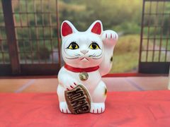 招き猫 貯金箱 陶器製 高さ34cm - メルカリ