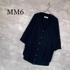 美品MM6 レイヤード Tシャツ カーディガン 再構築 刺繍 メンズ