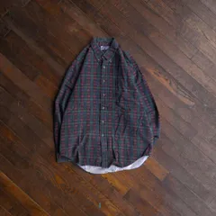 Vintage USA Made Flannel Shirt / ヴィンテージ アメリカ製ネルシャツ チェック柄 Mサイズ STOCKTON 90s風クラシック古着