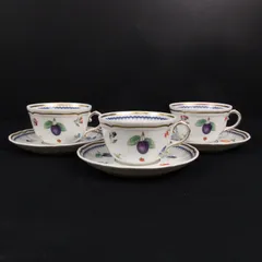 2025年最新】リチャードジノリ イタリアンフルーツ カップ&ソーサーの