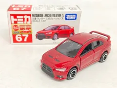 タカラトミー トミカ赤箱中国製 三菱 ランサー エボリューション X/新車シール付き 67