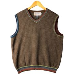 Jamieson's スコットランド製 ショールカラーウールニットベスト 英国製 Jamieson's スコットランド製 ショールカラーウールニットベスト 英国