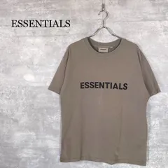 『ESSENTIALS』エッセンシャルズ (S) フロントロゴ半袖Tシャツ