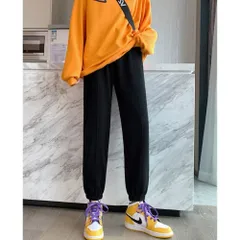 ☆ ブラック ☆ 2XLサイズ ☆ マタニティパンツ アジャスター付き マタニティパンツ マタニティ パンツ ストレートパンツ 部屋着 ルームウェア ボトムス ズボン ストレッチ ボトム レディース パジャマ 大きいサイズ 春夏 春秋 ゆったり 妊婦服