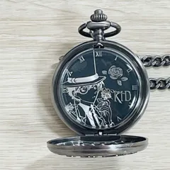 美品 探偵コナン プレミアム 懐中時計 2018 怪盗キッド オリジナル缶付