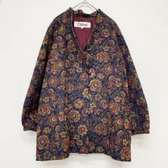 美品 plantation ゴブラン フラワージャガード コート M 日本製 美品 plantation ゴブラン フラワージャガード コート M 日本製