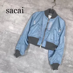 『sacai』サカイ (1) ナイロンツイル ショートボンバージャケット