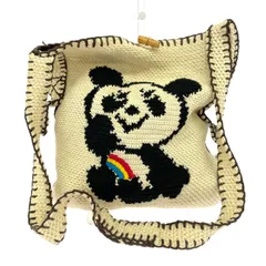 HYSTERIC GLAMOUR ヒステリックグラマー パンダショルダーバッグ      ホワイト/ブラウン レディース / 240001168037