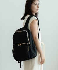 美品】フェリシモ 田中美保 リュック 2層 撥水 大容量 マザーズバッグ