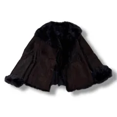 ムートンコート ジョゼフ JOSEPH 毛皮 ミドル丈 ブラック 36 黒 2025年