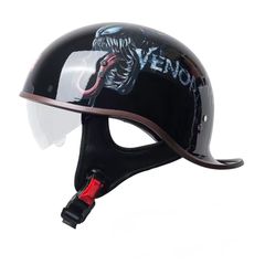 JEFヘルメット 半キャップ 可愛いパンダ・スマイル・モンスター柄 750g軽量 JEFヘルメット 半キャップ 可愛いパンダ・スマイル・モンスター