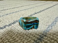 ☆秘蔵品☆ 古代エジプト 聖眼ウジャト ホルスの眼 リング ファイア