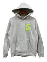 Supreme (シュプリーム) SUPREME S LOGO HOODED SWEATSHIR パーカー フーディー   19AW M グレー メンズ/065