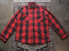 60s70s　bigmac 　blockcheck heavynel shirt ビッグマック　ブロックチェック　USA