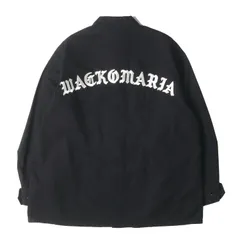 WACKO MARIA ワコマリア シャツ ブラック 黒 サイズ:M | 24SS アーチロゴ刺繍 リップストップ アーミーシャツ (ARMY SHIRT) | トップス カジュアルシャツ 長袖【メンズ】【中古】