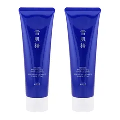 [2個セット]雪肌精 ブライトニング クリーム ウォッシュ 130g 洗顔フォーム ナチュラルフローラル  肌荒れ[医薬部外品][宅急便コンパクト]