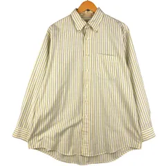 古着 80~90年代 エルエルビーン L.L.Bean 長袖 ボタンダウンストライプシャツ メンズXL相当 ヴィンテージ/eaa591424