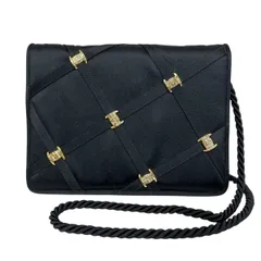 ■美品■フェラガモ■ショルダーバッグ■ヴァラ■サテン■ｋ0011