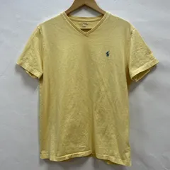 RALPHLAUREN ラルフローレン Tシャツ 半袖 POLO RALPH LAUREN 半袖 Tシャツ Vネック ワンポイント 刺繍ロゴ M