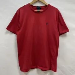 RALPHLAUREN ラルフローレン Tシャツ 半袖 Polo by Ralph Lauren 半袖 Tシャツ ワンポイント ポニー 刺繍ロゴ RED M