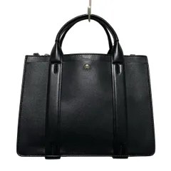 theory(セオリー) ハンドバッグ - 黒 レザー