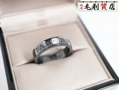 ブルガリ BVLGARI ブルガリブルガリ ダブルロゴ ブラックセラミック ダイヤモンド 750WG #59 4.2g メンズ【中古】リングのサムネイル