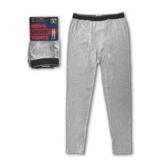 【新品】メンズアンダータイツ (杢グレー) M・L・LL 人気 綿ポリエステル 暖かい 安い シンプル おしゃれ 履きやすい フィットタイツ 股引 防寒 アウトドア 屋外 スポーツ 仕事 作業着