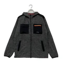 中古 メンズ ニューバランスゴルフ New Balance golf フルジップアウター 4(M) グレー系 長袖 ダブルジップ 裏フリース