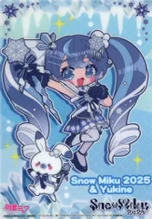 【中古】クリアポスター 初音ミク(Art by itousa) 「ジャンボカードダス/フラットガシャポン 初音ミク SNOW MIKU 2025 A5クリアビジュアルポスター」