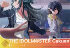 【中古】クリアポスター 月村手毬＆秦谷美鈴 「学園アイドルマスター ジャンボカードダス/フラットガシャポン クリアビジュアルポスター」