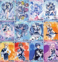 【中古】クリアポスター 全12種セット 「ジャンボカードダス/フラットガシャポン 初音ミク SNOW MIKU 2025 A5クリアビジュアルポスター」