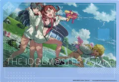 【中古】クリアポスター 月村手毬＆花海咲季＆藤田ことね 「ジャンボカードダス/フラットガシャポン 学園アイドルマスター クリアビジュアルポスター2」