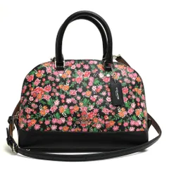 コーチ／COACH バッグ ハンドバッグ 鞄 トートバッグ レディース PVC レザー 革  F57621 Mini Sierra Satchel In Posey Cluster Floral Print Coated Canvas ミニ シエラ サッチェル