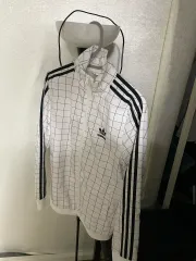 アディダス コロラド 白黒 チェック柄 トラックジャージ sサイズ