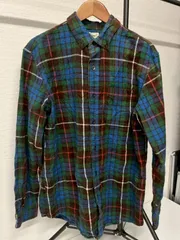 L.L.BEAN チェック ネルシャツ グリーン M US古着