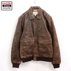 00s A-2タイプ レザージャケット メンズ 表記Mサイズ