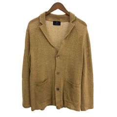 美品 バーニーズニューヨーク ミラノリブ サマージャケット ニット 