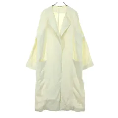 Mila Owen ミラオーウェン 長袖 ノーカラーコート 0 ホワイト 09WFC161002 レディース 古着