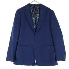 美品 NAUTICA ノーティカ 長袖 テーラードジャケット 38R ネイビー メンズ 古着のサムネイル