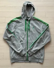 アディダス グリーン フェイディング COLOR フード ジップアップ L (105)