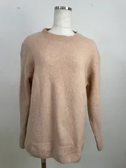 無印良品　ニットセーター　ヤク混ウール　M~Lベージュ　20251028-0019
