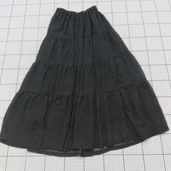 ◇ ⊂ CIAOPANIC TYPY ドット柄ティアードスカート ブラック系 ONEサイズ レディース E  【1508250040498】のサムネイル